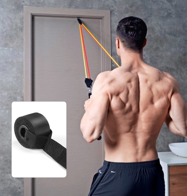 Lastiques De Musculation Avec Syst Me De Fixation Porte Home Fit