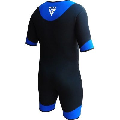Débardeur De Sudation Pour Homme - Compression, Taille 4XL/5XL - Bleu - Augmente Transpiration Pendant L'entraînement, Fitness, Perte De Poids