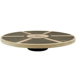 plateau equilibre blance board rond poignees bois