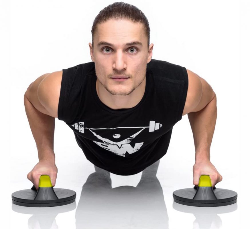 Poignées Perfect Fitness Pour Pompes - Rotatives, Occasion, Entraînement Maison