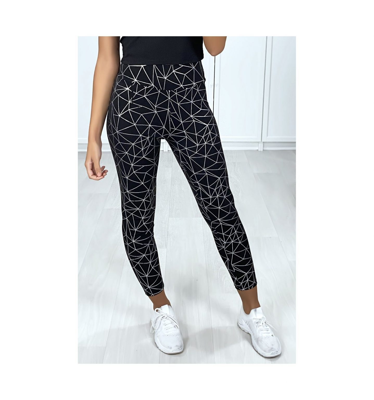 Legging Femme Imprimé Noël Et Fêtes - Taille Haute - Fitness Et Quotidien - Motifs Festifs 3D - Confort Et Style