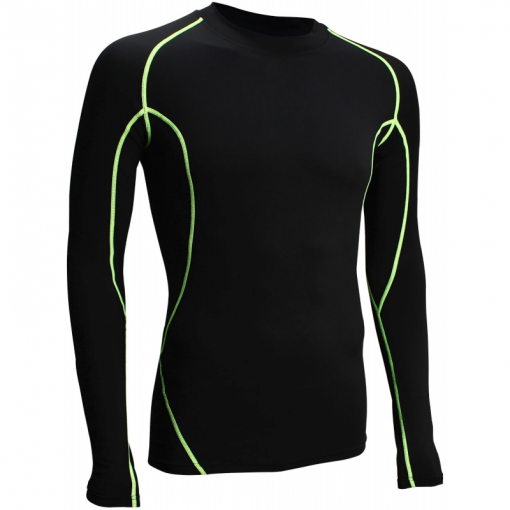 CCM - T-shirt De Compression à Manches Longues Pour Jeunes - 85% Polyester, 15% élasthanne - Extensible 4 Directions, évacuation Humidité