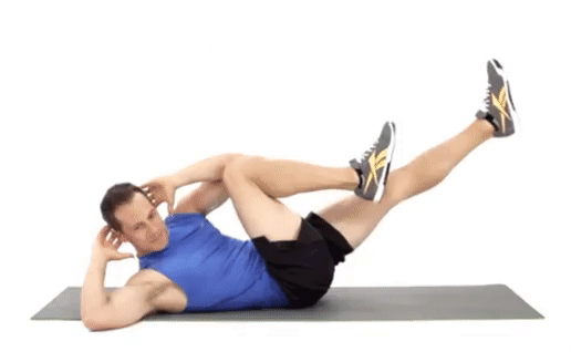 exercice crunch velo