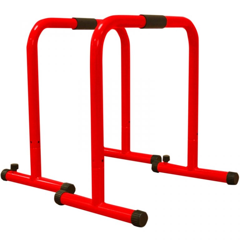 Barres De Dips Hop-Sport HS-1001K - Réglables, Avec Gants - Musculation Poids Du Corps