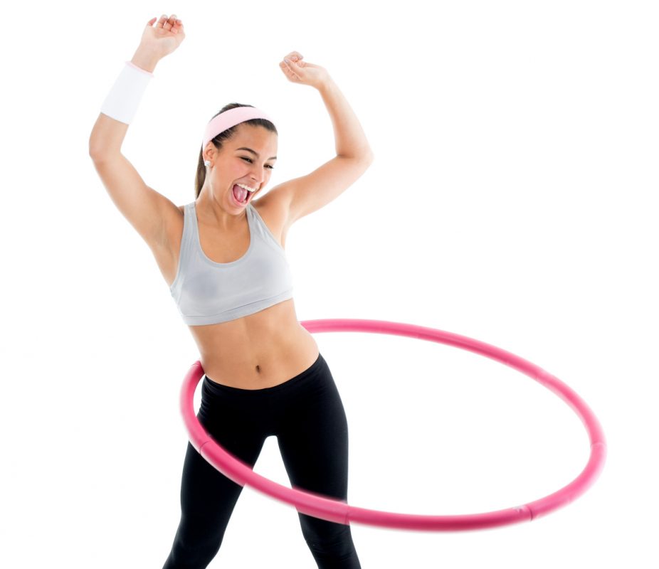 deporte para adelgazar en casa ejercicio hula hoop