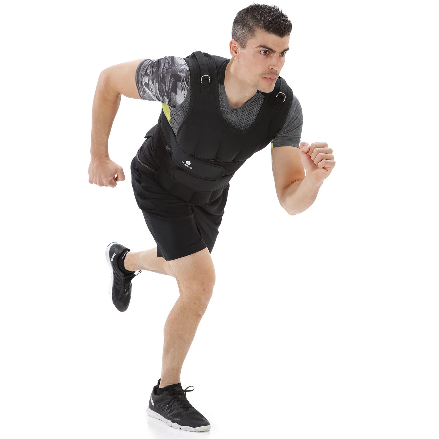 Gilet Lesté 10 Kg Réglable Homme & Femme - Musculation, Crossfit, Course - 32 Poches Jusqu'à 35 Kg, Confort Respirant