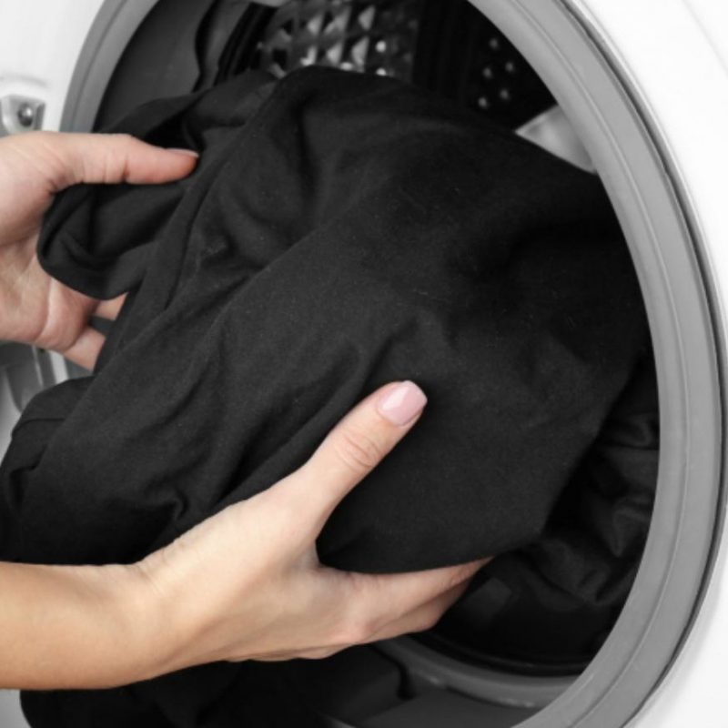t shirt de sudation noir lavable a la machine a laver