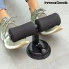 Barre à Abdominaux Fixée Sur Porte - Avec Support Mousse Pour Jambes - Réglable - Noir - Gorilla Sports - 10