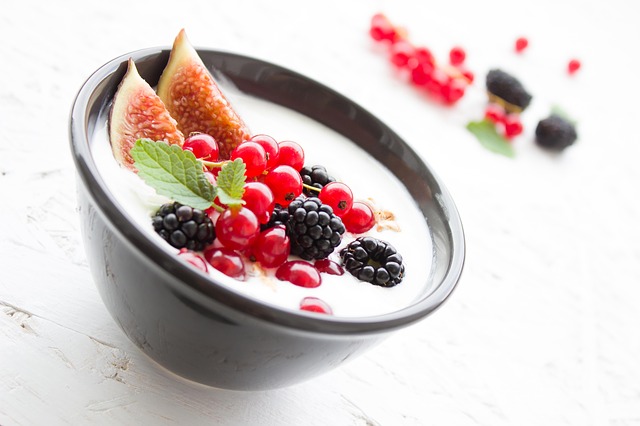 yaourt avec fruits
