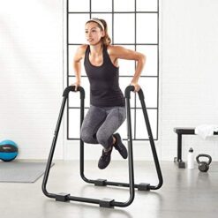 Barre à dips pour entraînement de musculation à la maison Amazon Basics