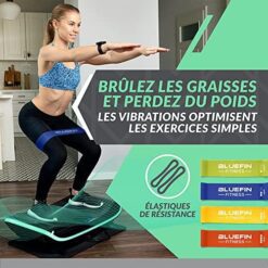 Plateforme Vibrante et Oscillante 4D Triples Moteurs Silencieux Bluefin Fitness