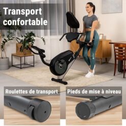 Vélo d’appartement semi-allongé Root HS-040L Hop-Sport