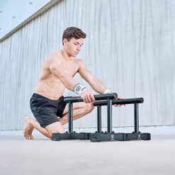 Parallettes Hautes en Acier pour Musculation au Poids du Corps Eric Flag