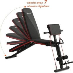 Banc de musculation pliable multifonction DH FitLife