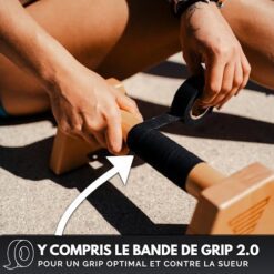 Parallettes en Bois pour Musculation Calisthenics Street Workout GORNATION