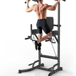 Power Tower Dip Station avec barre de tractions Dskeuzeew