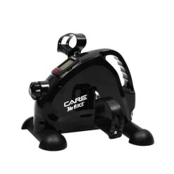 Care Fitness - Mini Pédalier - M Bike - Care - Format Ergonomique - Compact 3,5 Kg - Intensité Réglable - Écran Numérique - Pédales Antidérapantes - Sangles Incluses pour Plus de Stabilité