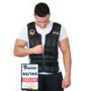 DH FitLife Gilet lesté 20KG pour la musculation, Weighted Vest, Veste lestée Ajustable, Contient 38 poids détachables, Entraînement à la force et l'endurance, Pour course à pied, pompes,tractions