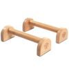 Eric Flag Parallettes - Barres Parallèles en Bois Basses de Taille Longues pour Fitness, Calisthenics, Street Workout, Poignées de Pompe de Marque Française, Parallettes Calisthenics en Bois de Hêtre