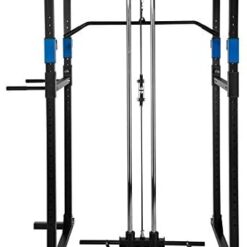 Cage/Station de Musculation Double Barre de Traction Barres à dips TecTake