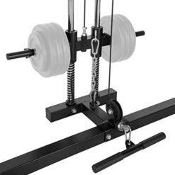 Cage/Station de Musculation Double Barre de Traction Barres à dips TecTake