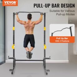 Rack de Squat avec barre de traction VEVOR