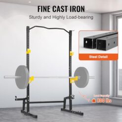 Rack de Squat avec barre de traction VEVOR