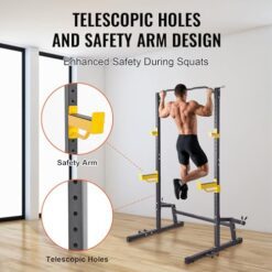 Rack de Squat avec barre de traction VEVOR