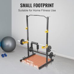 Rack de Squat avec barre de traction VEVOR