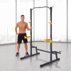 Rack de Squat avec barre de traction VEVOR