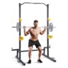 VEVOR Cage de Squat Rack de Musculation Unisex-Adult, Noir, 1058 x 1575 x 2045 mm