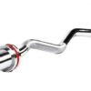 Diamond Barre olympique EZ Curl 【Ø50 mm pour disques olympiques】 Longueur 120 cm | Poids 9 kg | Poignée moletée Ø28 mm | Manchons chargables 18 cm | Charge maximale 150 kg | Curl et Triceps