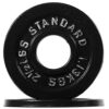Fitvids Lot de 2 plaques de poids en fonte pour musculation et haltérophilie, centre de 5,1 cm (olympique), 1,1 kg