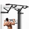 ONETWOFIT Barre de traction pour cadre de porte, avec poignées antidérapantes, dispositif d'entraînement pliable pour salle de sport à domicile, jusqu'à 210 kg
