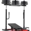 VEVOR Presse à Cuisse Verticale, Appareil Musculation Jambes et Cuisses en Acier au Carbone, Capacité de 249,5 kg, Équipement pour Bas du Corps Quadriceps, Ischio-jambiers, Fessiers et Mollets, Gym