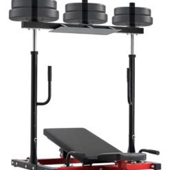 VEVOR Presse à Cuisse Verticale, Appareil Musculation Jambes et Cuisses en Acier au Carbone, Capacité de 249,5 kg, Équipement pour Bas du Corps Quadriceps, Ischio-jambiers, Fessiers et Mollets, Gym