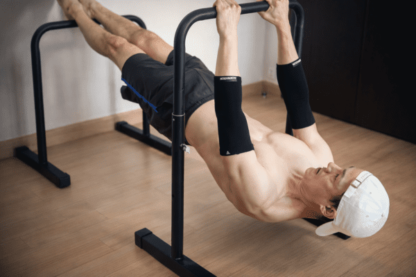 tractions australiennes pieds surélevés