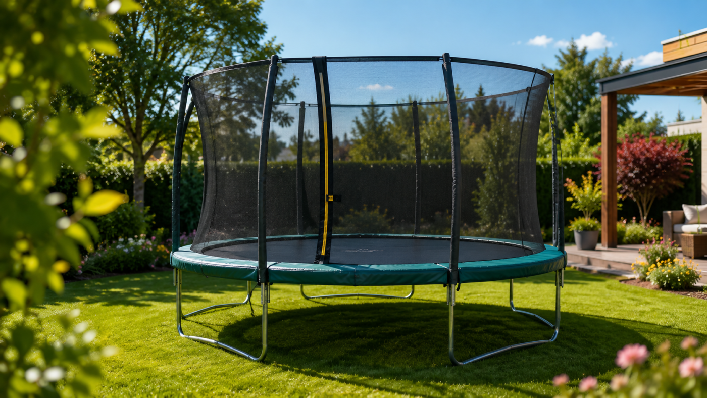 trampoline jardin
