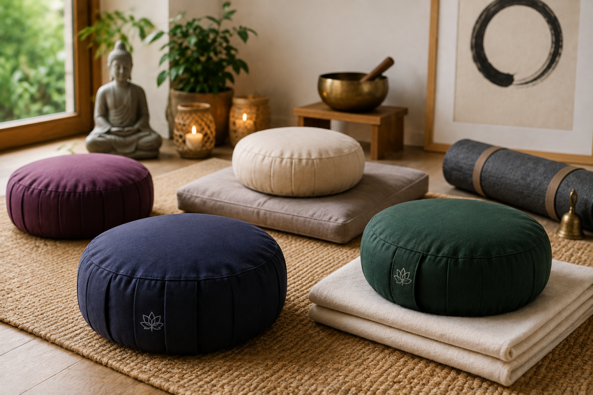 coussins de méditation