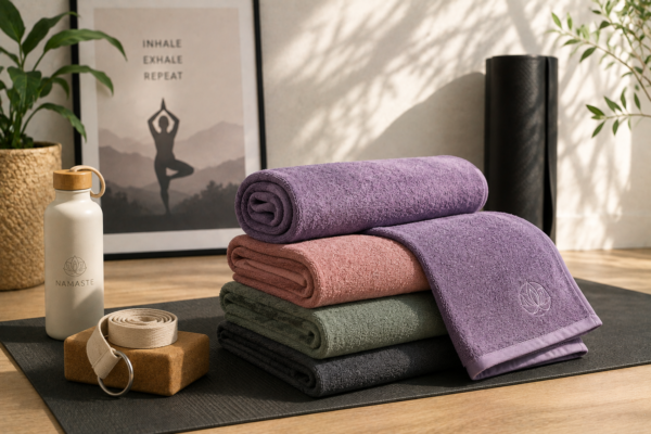 serviettes de yoga