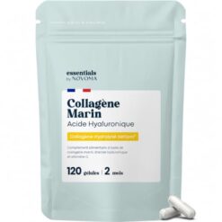 Collagene Marin + Acide Hyaluronique + Vitamine C, 120 Gélules 2 Mois