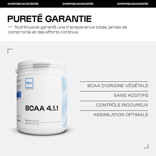 Nutrimuscle BCAA (4.1.1) 120 Gélules