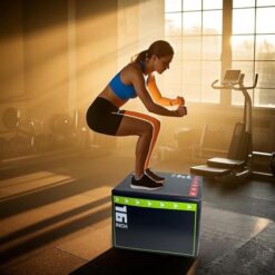 Step Box Training 3 En 1 Soft Jump Box Fitness Plyo Spring Board Entraînement À Domicile | Banc De Saut En Mousse Pour Adultes Et, Éponge EPE, Exercice Sportif, 40x30x35cm