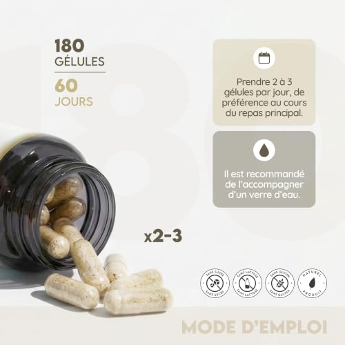 Multi Collagène Marin et Bovin 1650mg. 180 Gélules. Peptide de Collagene Hydrolysé Type 1, 2, 3, 5, 10. Complexe Collagene pour la Peau, Articulations et Cheveux + Vitamine C. N2 Natural Nutrition