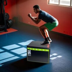 Step Box Training 3 En 1 Soft Jump Box Fitness Plyo Spring Board Entraînement À Domicile | Banc De Saut En Mousse Pour Adultes Et, Éponge EPE, Exercice Sportif, 40x30x35cm