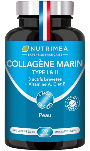 Collagene Marin | Types 1 & 2 Brevetés | Vitamines A, C & E Végétales
