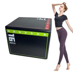 Step Box Training 3 En 1 Soft Jump Box Fitness Plyo Spring Board Entraînement À Domicile | Banc De Saut En Mousse Pour Adultes Et, Éponge EPE, Exercice Sportif, 40x30x35cm