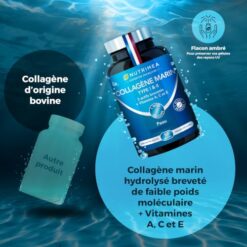 Collagene Marin | Types 1 & 2 Brevetés | Vitamines A, C & E Végétales