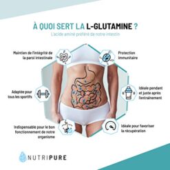 Nutripure L Glutamine Kyowa® Végétale 100% Pure Sachet 150 g