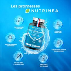 Collagene Marin | Types 1 & 2 Brevetés | Vitamines A, C & E Végétales